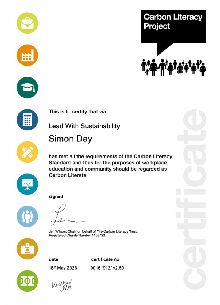 Carbon Literacy Certificate